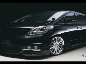 Toyota Alphard black 2012